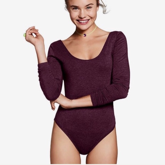 PINK Long Sleeve Bodysuit - Picture 1 of 11